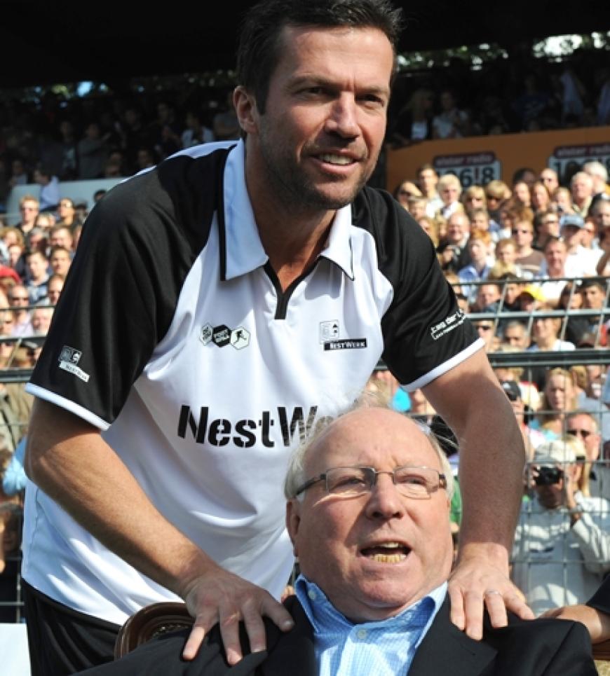 Zwei, die sich verstehen: Lothar Matthäus und Uwe Seeler
