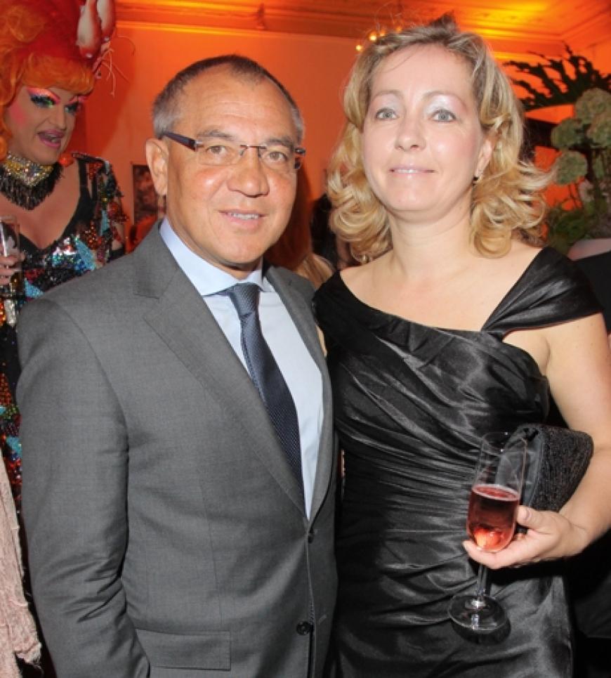 Felix Magath mit seiner Frau auf der Aftershowparty
