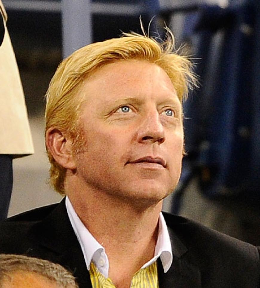 Tennislegende Boris Becker kam auch ins USTA Billie Jean King National Tennis Center