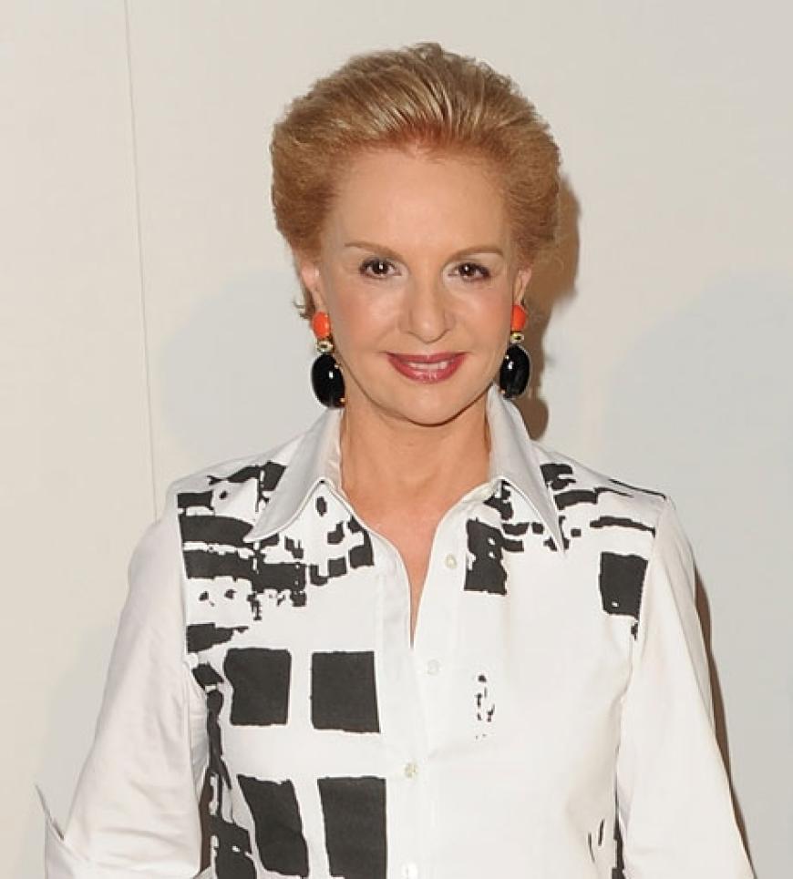 Gekommen waren neben vielen Sternchen auch die ganz großen Stars der Modebranche. Darunter auch Designerin Carolina Herrera