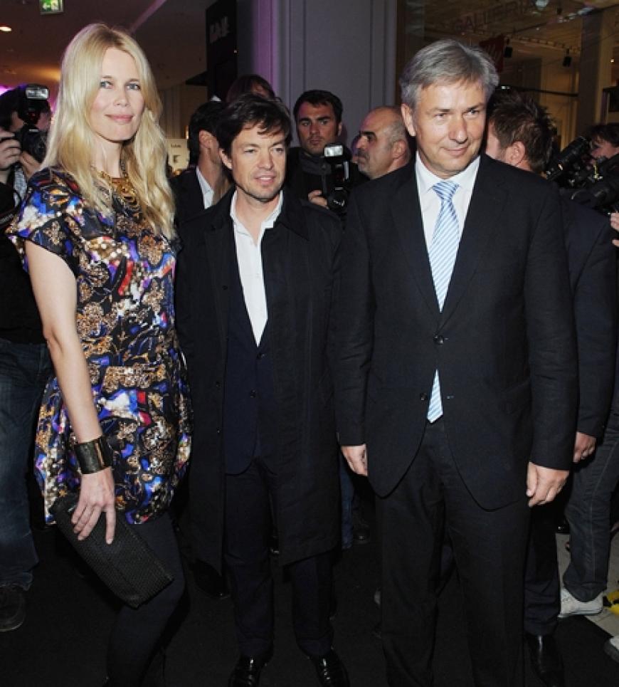 Claudia Schiffer, Nicolas Berggruen und Klaus Wowereit