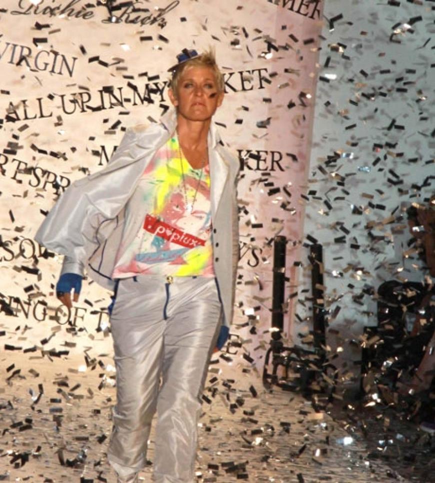 Konfetti und viel Kitsch: Ellen DeGeneres sorgt für Lacher