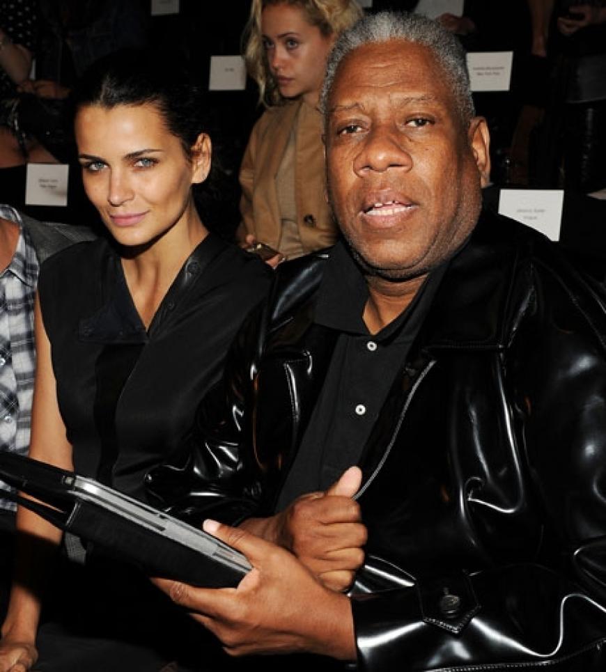 Show-Wechsel: Vogue-Chef André Leon Talley in der ersten Reihe bei