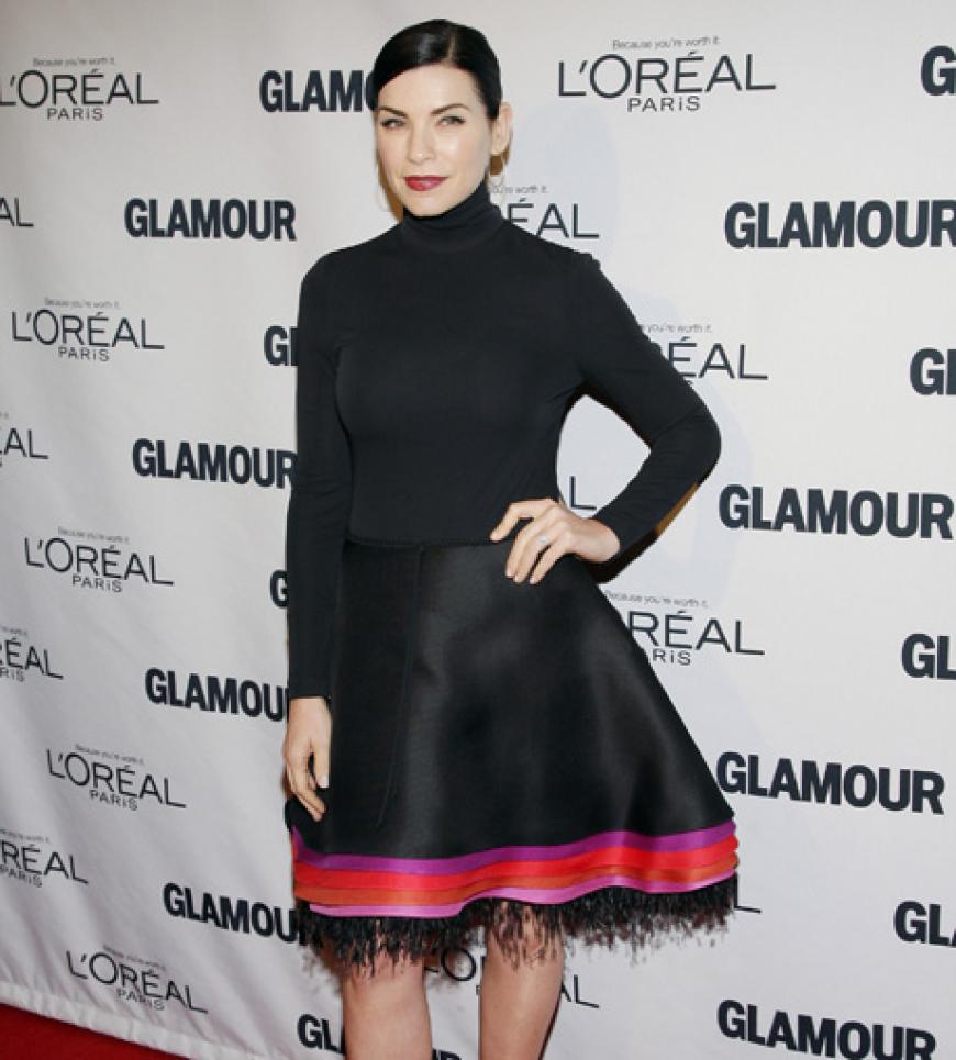 Pretty in Black: Schauspielerin Julianna Margulies