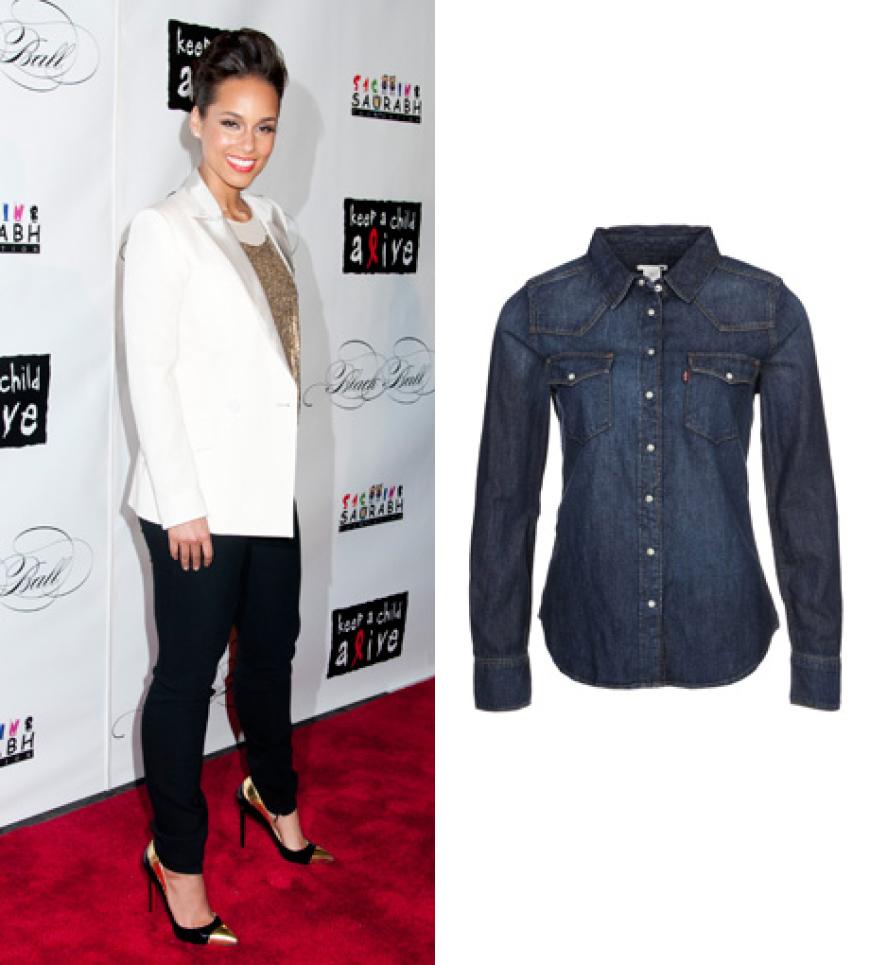 Das Lieblingsteil von Alicia Keys? âMein Jeans-Hemd!