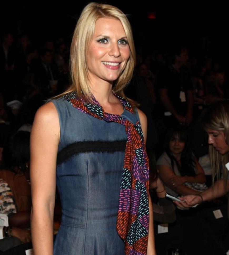 Claire Danes besuchte die Show von Zac Posen