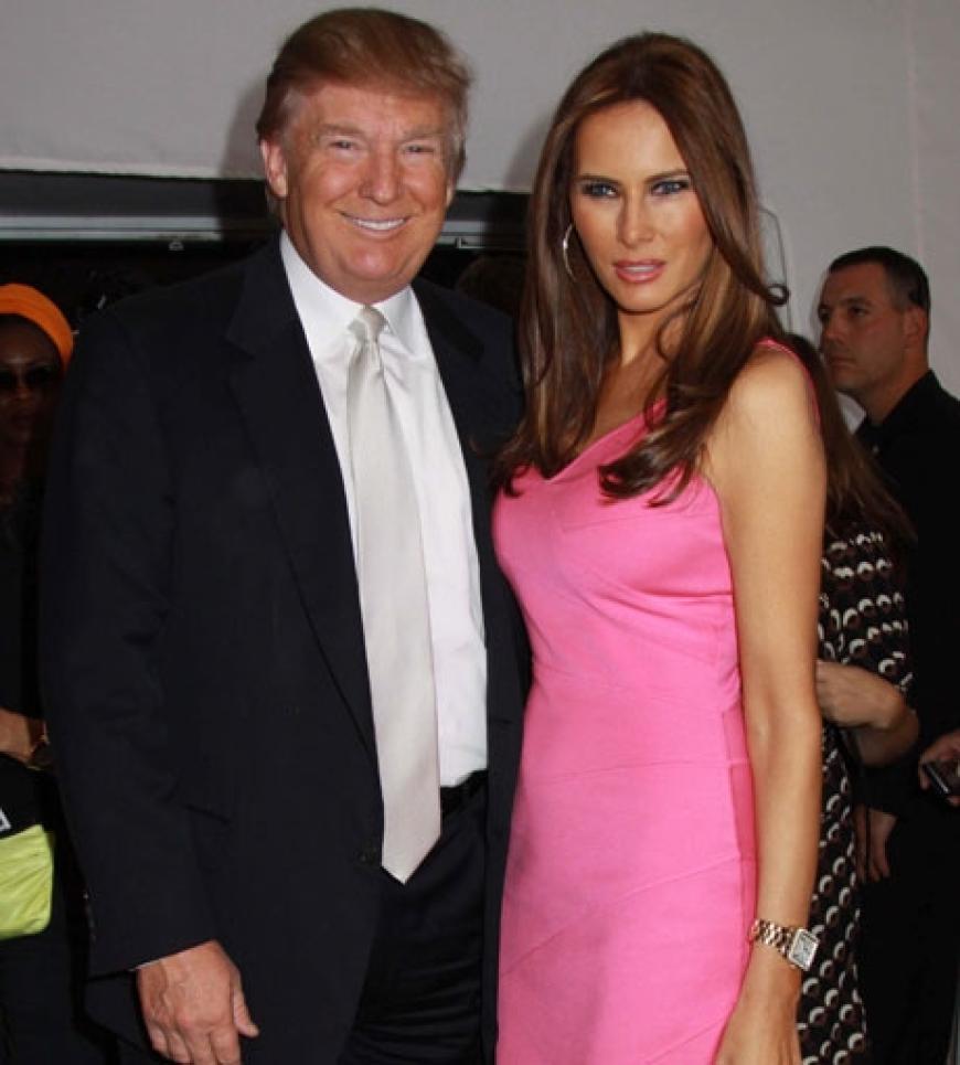 Ob Baulöwe und Unternehmer Donald Trump schon die neueste Kollektions-Bestellung seiner Frau Melania abgegeben hat? Das Paar sah sich die Kreationen von Michael Kors im Lincoln Center an