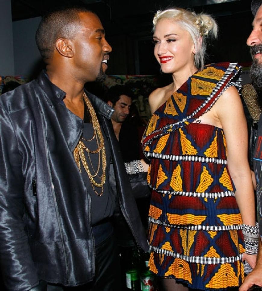 Zahlreiche VIPS kamen vorbei, um sich die neuen Ideen von Gwen anzusehen. Darunter auch Rapper Kanye West