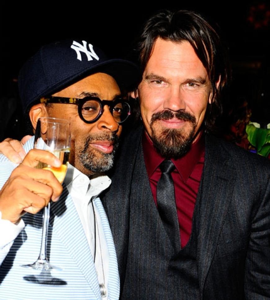 Zwei die sich verstehen: Regisseur Spike Lee mit Schauspieler Josh Brolin