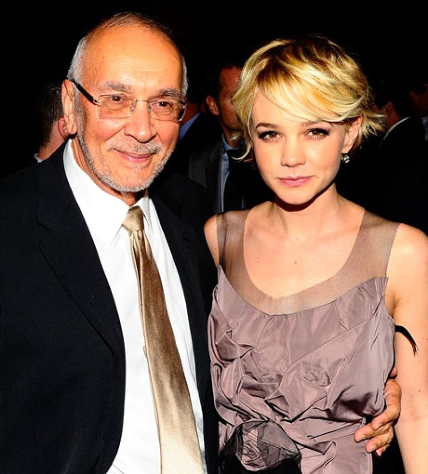 Die beiden Filmkollegen Carey Mulligan und Frank Langella feiern die Premiere in New York