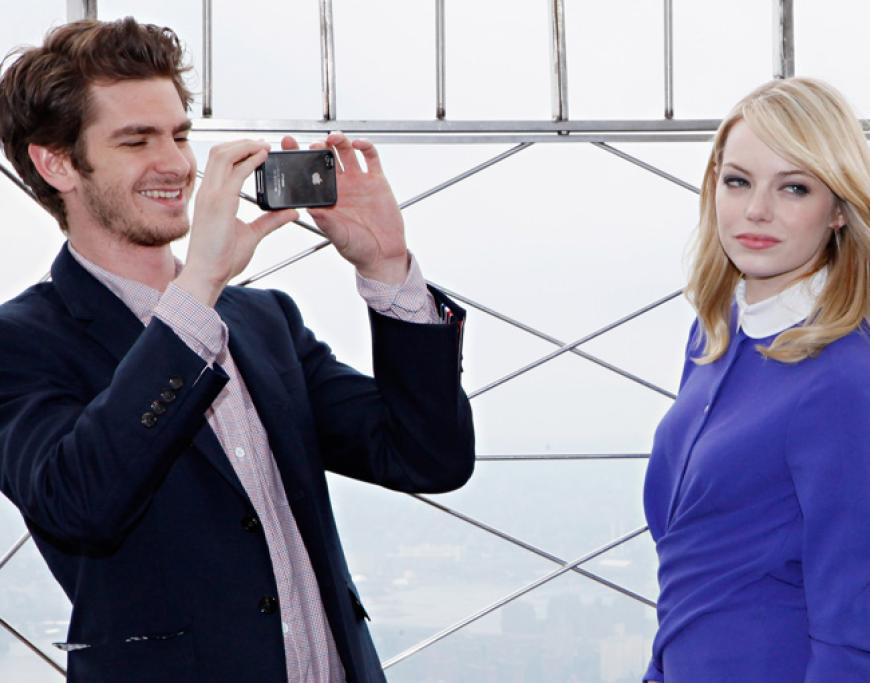 Mit ihrem heißen Freund Andrew Garfield, mit dem sie auch in