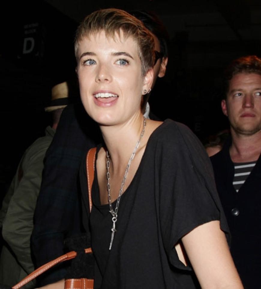 ... wie das britische Topmodel Agyness Deyn