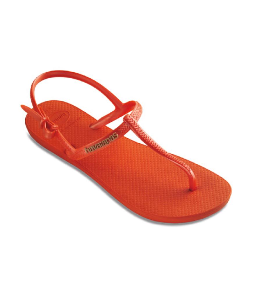 2. August 2012: Mit den knalligen Havaianas geht's ab zum Strand! Die Zehenstegsandale gibt es über havaianas-store.com für ca. 35 Euro