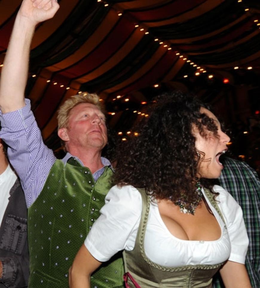 Und auch Boris hat offensichtlich eine Menge Spaß
