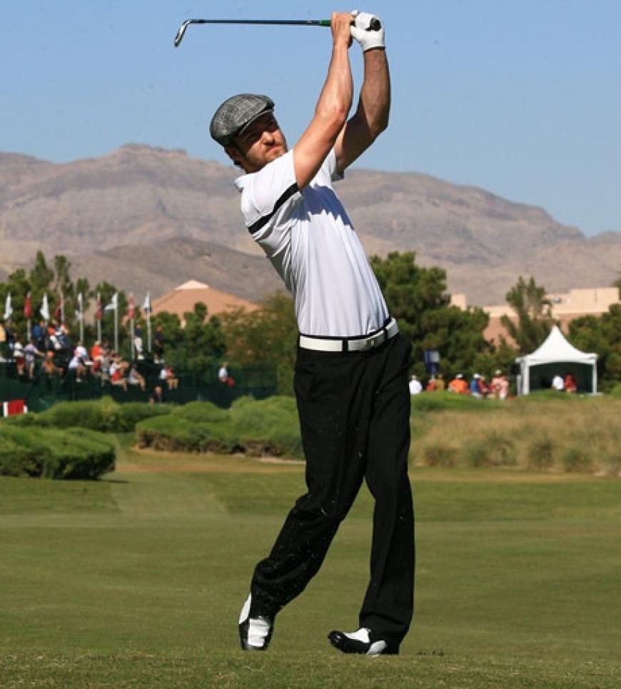 Justin Timberlake beim Golfen