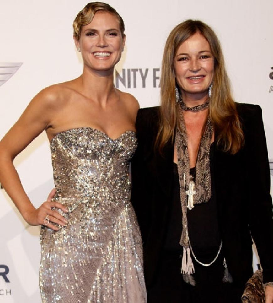 Frauen unter sich: Heidi Klum, Eva Cavalli