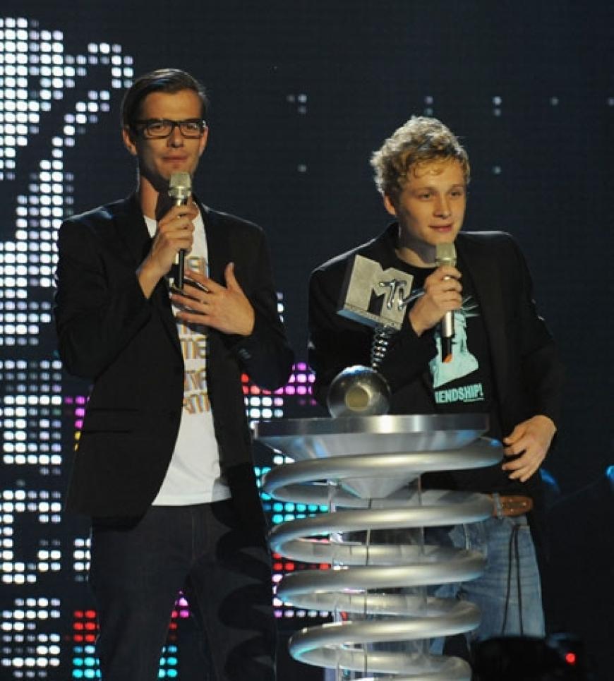 Zu den Laudatoren gehörten auch MTV-Moderator Joko Winterscheidt und Schauspieler Matthias Schweighöfer