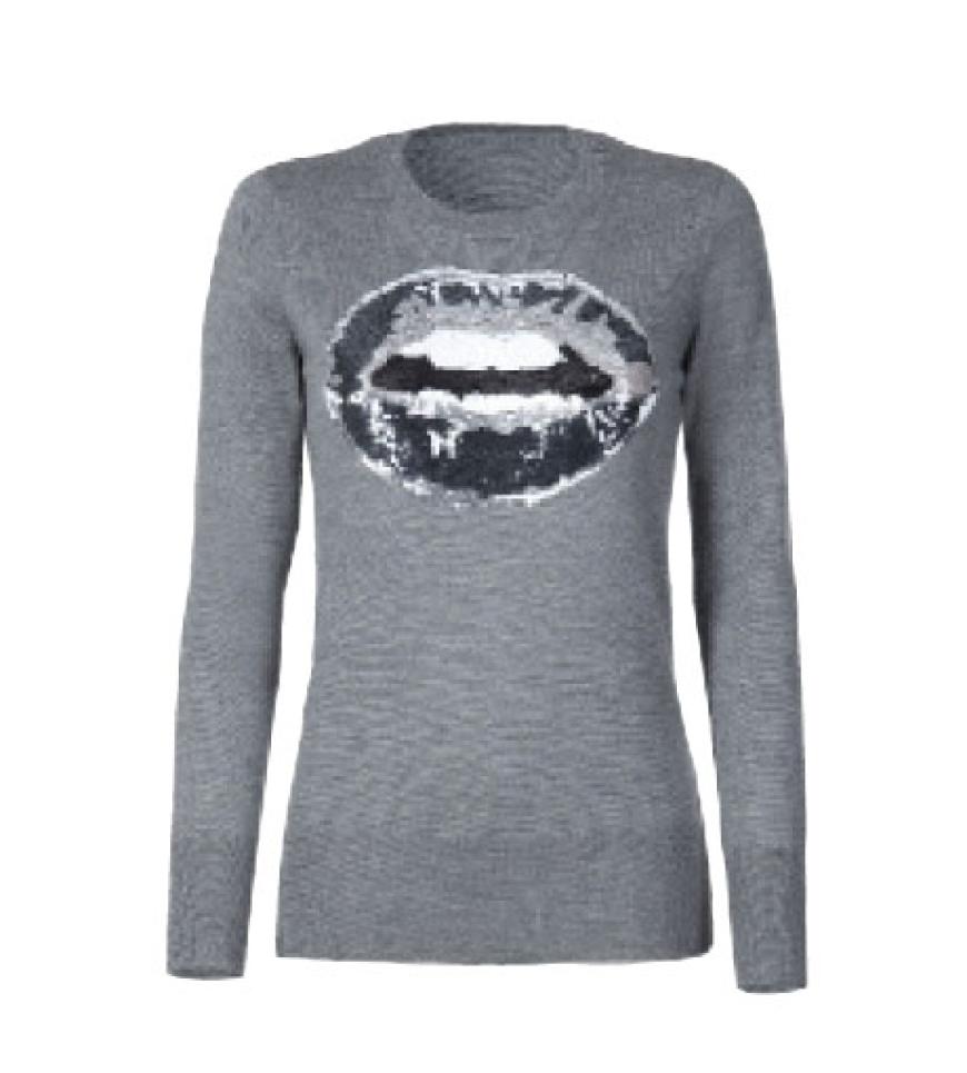 Pailletten-Kussmund von Markus Lupfer über stylebop.com, ca. 270 Euro