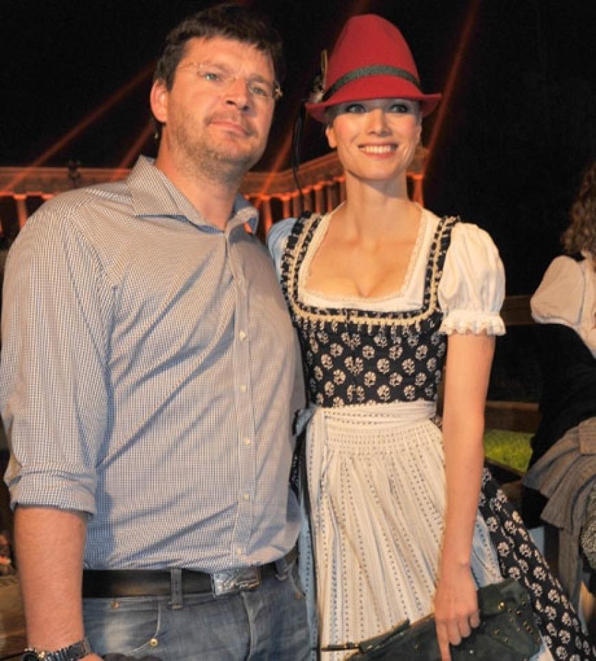 Model Franziska Knuppe und Ehemann Christian Moestl