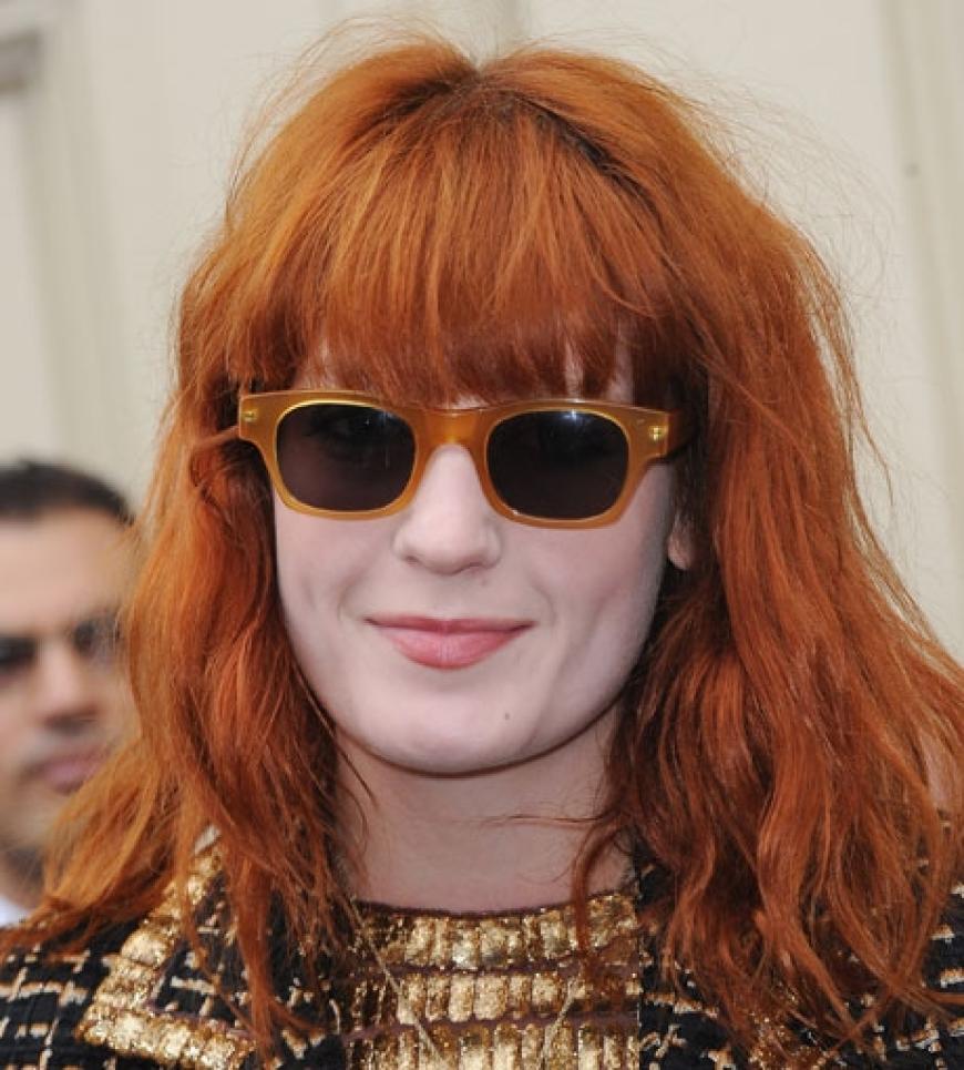 Florence Welch war auch neugierig auf die neuen Ideen von Karl Lagerfeld