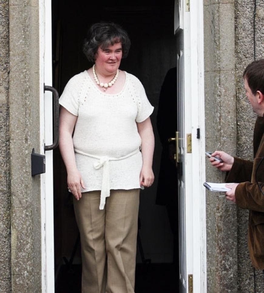 Anfangs war sie eine normale Hausfrau. Bis Susan Boyle aus Blackburn die Bühne der englischen Casting-Show