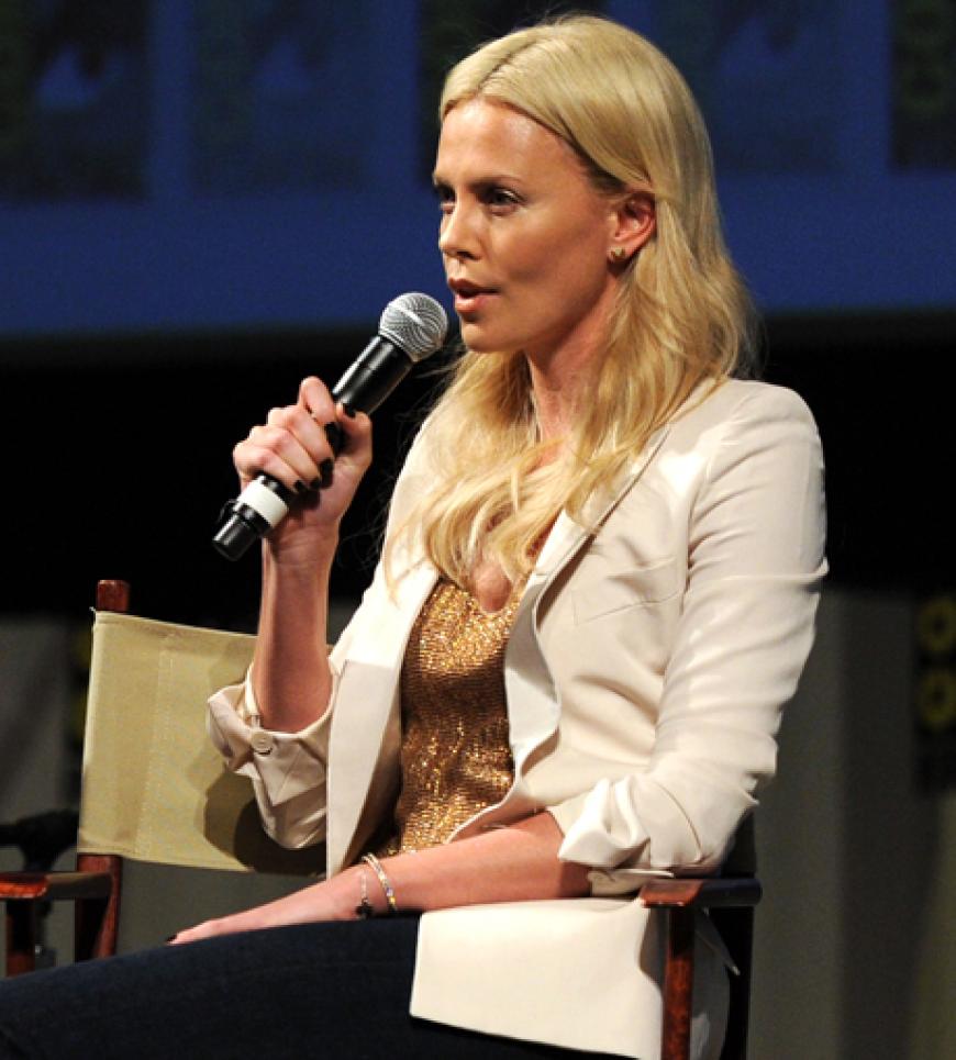 Strahlend schön: Hollywood-Star Charlize Theron