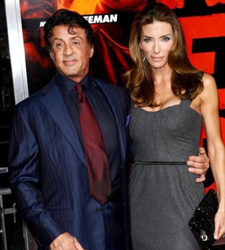 Sylvester Stallone brachte seine Frau Jennifer Flavin mit zur Premiere