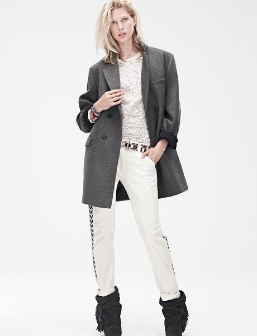 Mantel 149 Euro, Shirt 79,95 Euro, Lederhose 249 Euro, Lederstiefel 199 Euro
