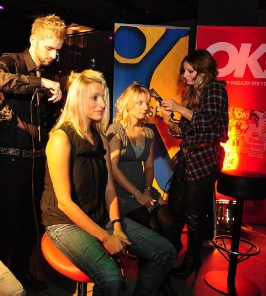 Unsere VIP-Gewinnerinnen durften sich vorab vom Stylisten-Team aufhübschen lassen