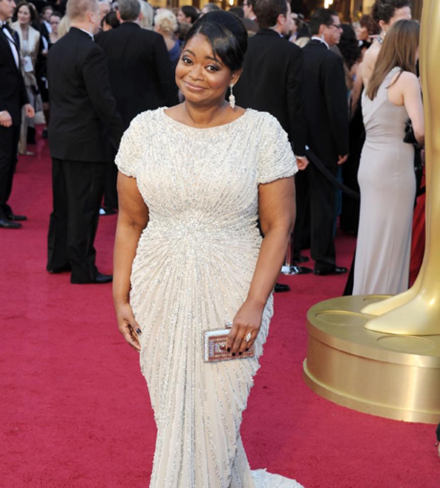 Die als beste Nebendarstellerin nominierte Octavia Spencer entschied sich für ihren Lieblingsdesigner Tadashi Shoji