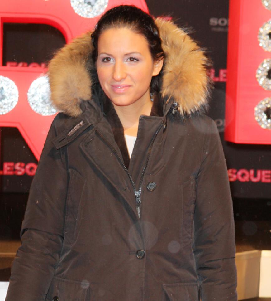Minu Barati-Fischer trotzte den Minusgraden mit einer dicken Jacke