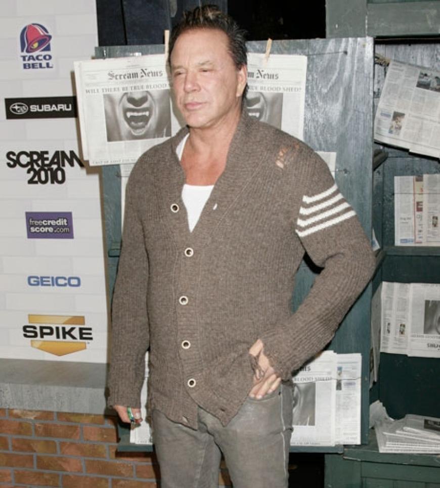 Mickey Rourke wurde mit einem Preis als bester Bösewicht in