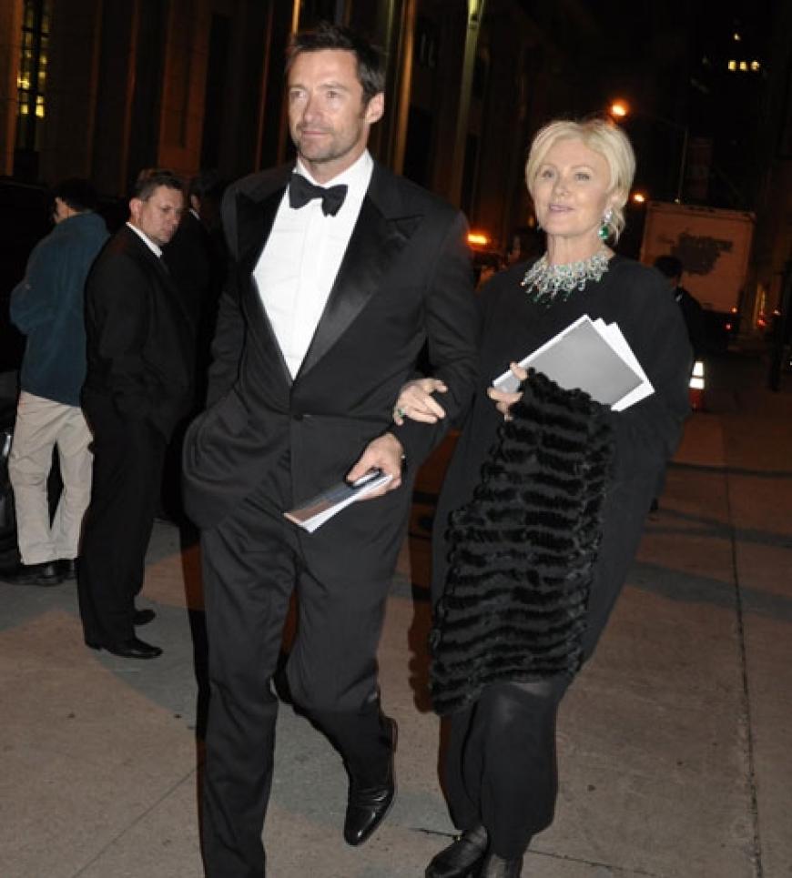 Hollywood-Beau Hugh Jackman kam mit Ehefrau Deborra-Lee Furness zur Gala