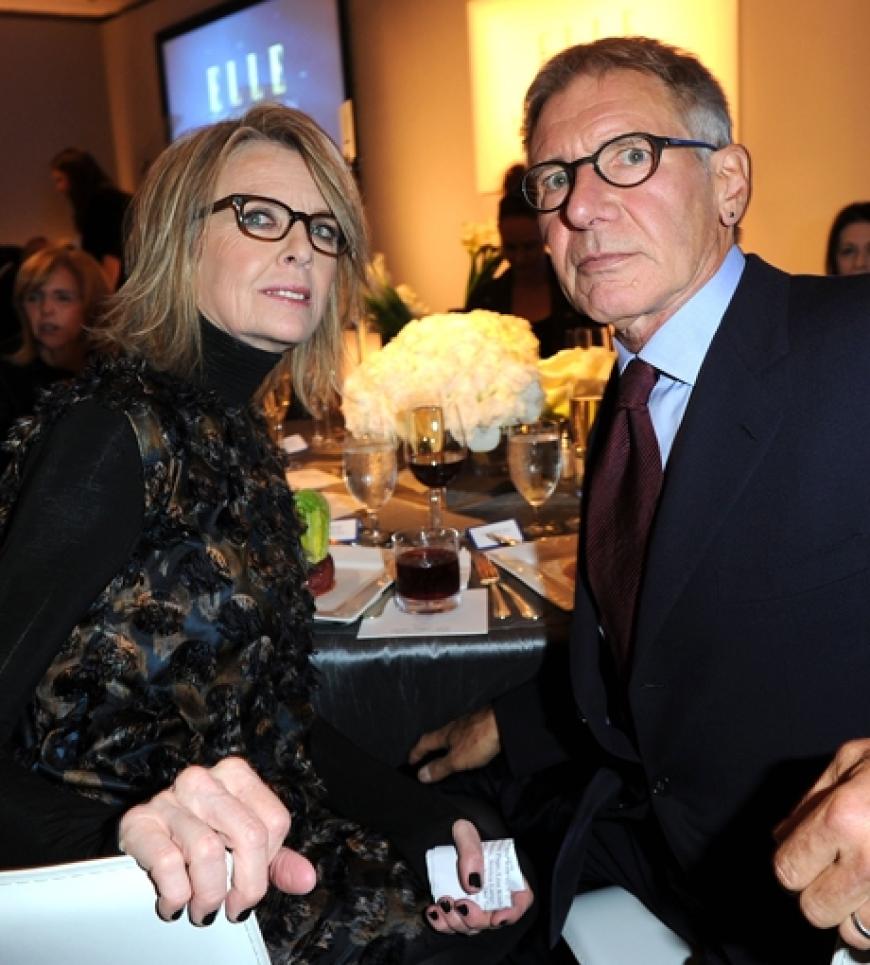 Diane Keaton und Harrison Ford genießen den Abend