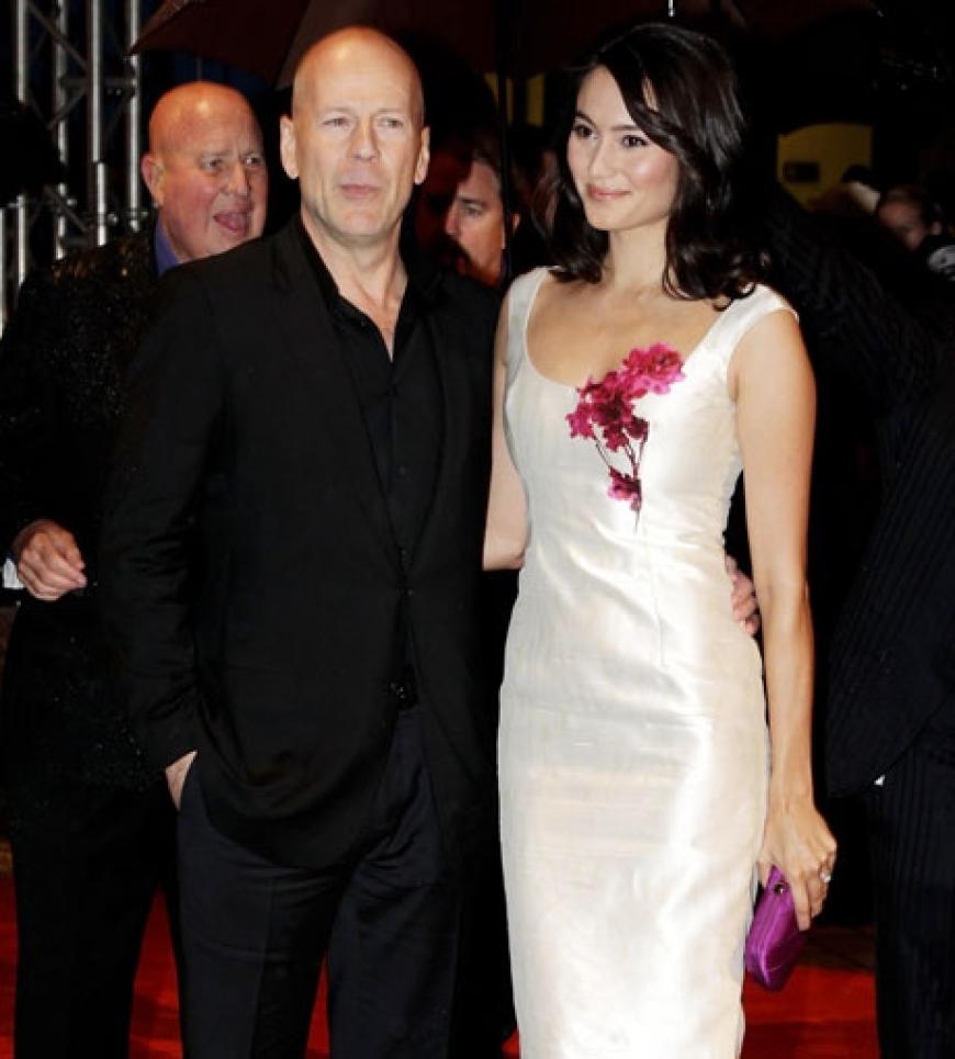 Das verliebteste Paar des Abends war sicherlich Bruce Willis mit seiner Emma