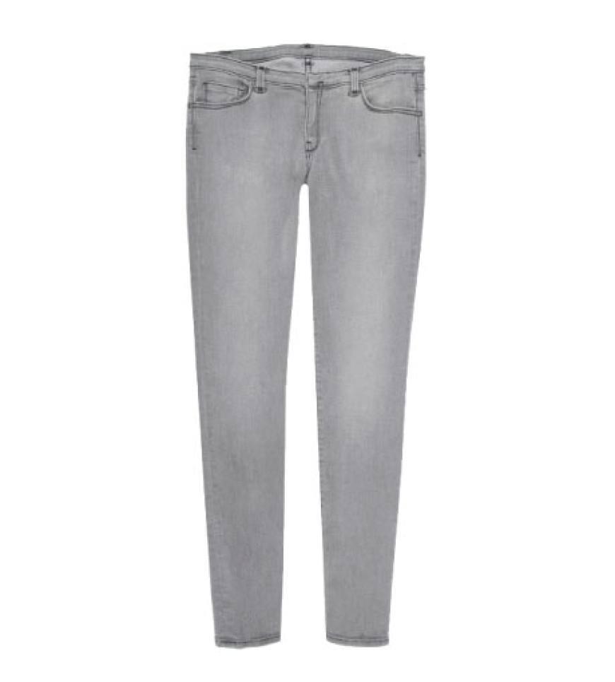 Graue Röhre: Sexy Skinny-Shapes, coole Waschungen und rockige Biker-Details - Grau rockt jetzt so richtig! 7 For All Mankind, ca. 200 Euro
