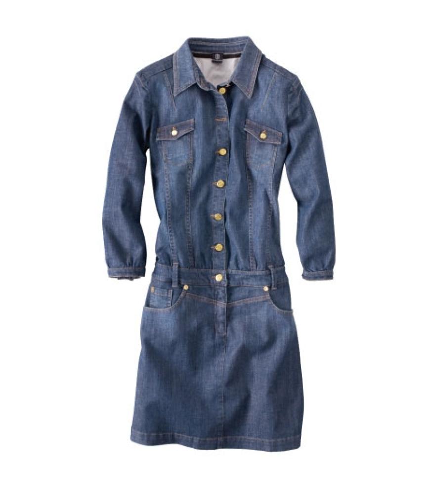 Kleider: Hemd plus Rock im 2-in-1 Look von Bogner Jeans, ca. 200 Euro