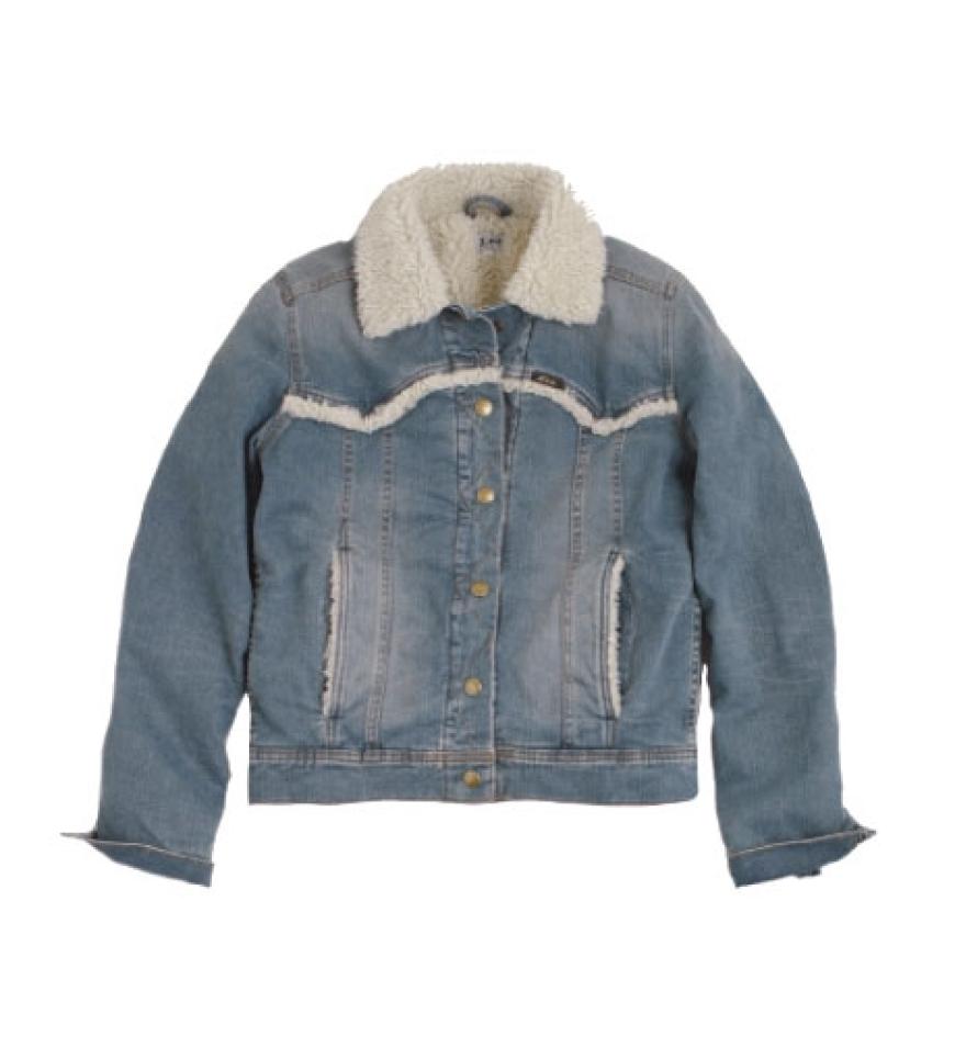 Jacken mit Fell: Trucker-Style von Lee, ca. 140 Euro