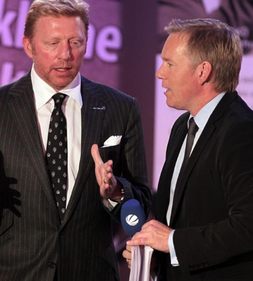 Johannes B. Kerner interviewt Boris Becker