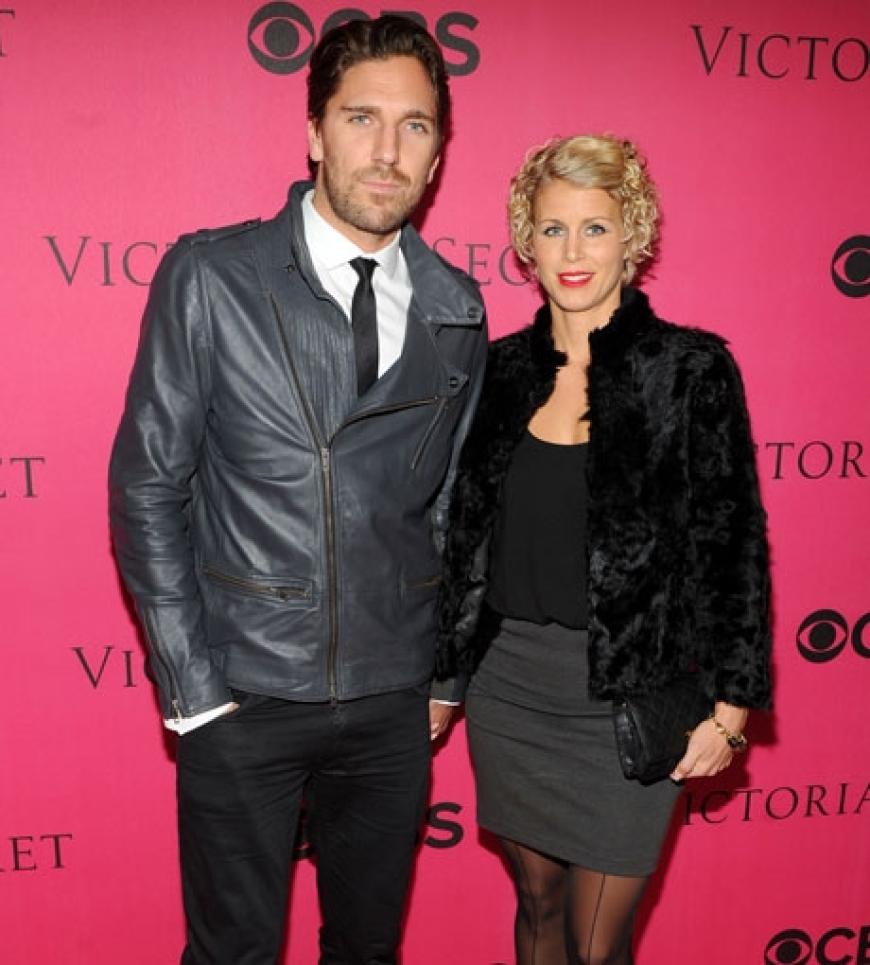 Schauspieler und Model Henrik Lundqvist mit Therese Andersson