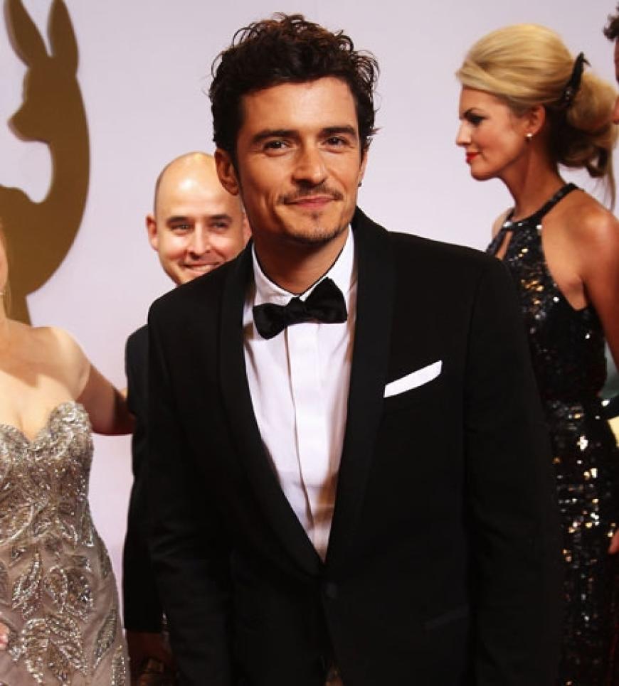 Hollywood-Schnuckel und werdender Vater Orlando Bloom feierte Potsdam leider ohne seine hochschwangere Frau Miranda Kerr