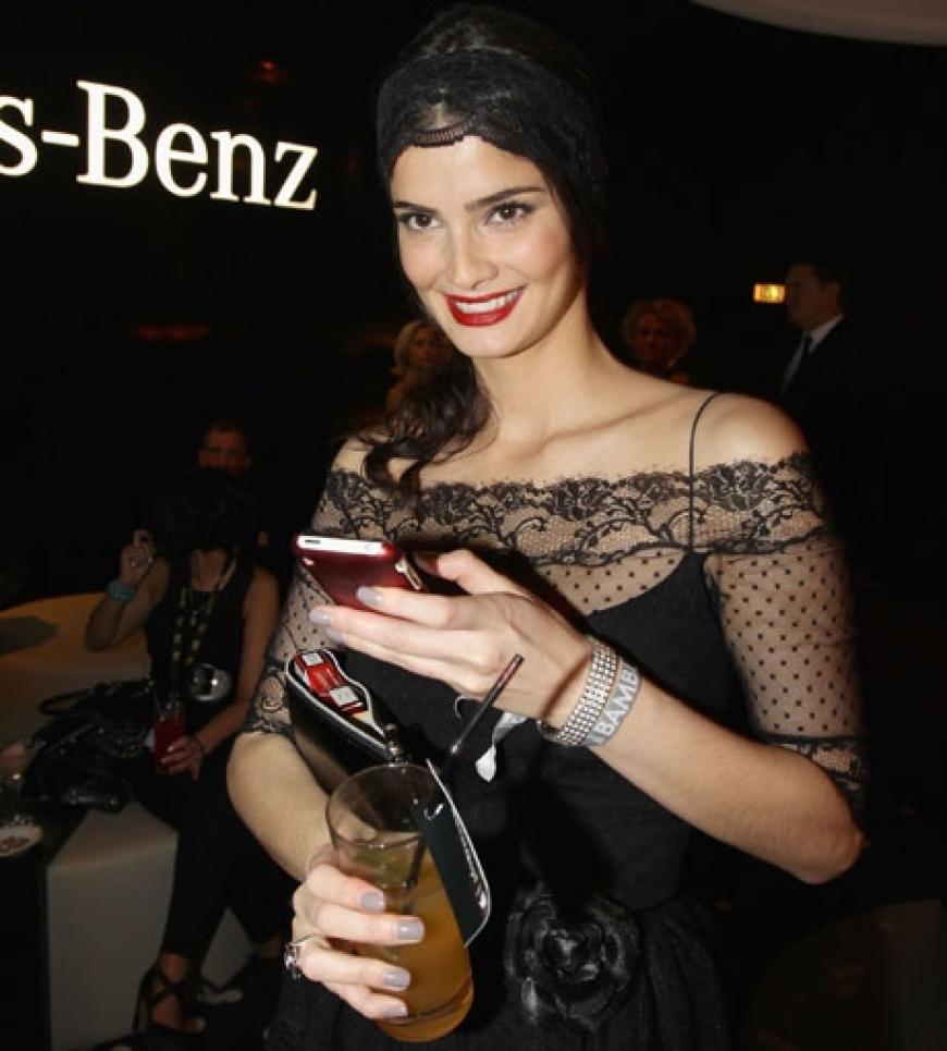 Shermine Shahrivar feierte bis spät in die Nacht bei der Bambi-Aftershow-Party
