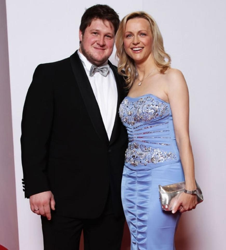 Matthias Steiner mit seiner Frau Inge