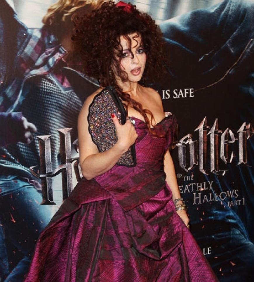 Helena Bonham Carter spielt die böse Hexe Bellatrix Lestrange