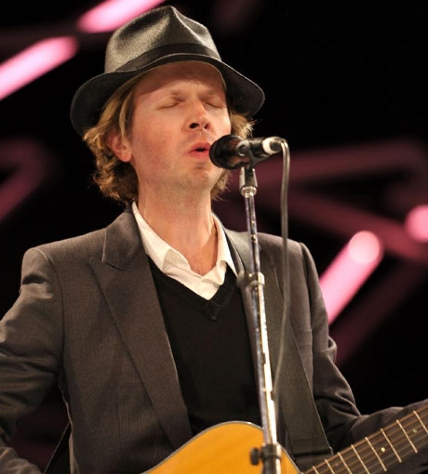 Beck sorgte für die musikalische Unterhaltung