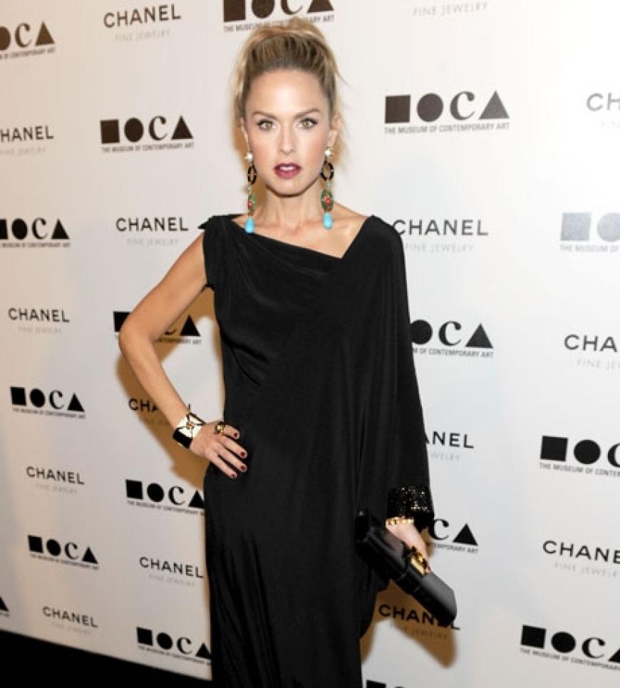 Lady in Black: Star-Stylisten Rachel Zoe entschied sich für das klassische Schwarze von Chanel
