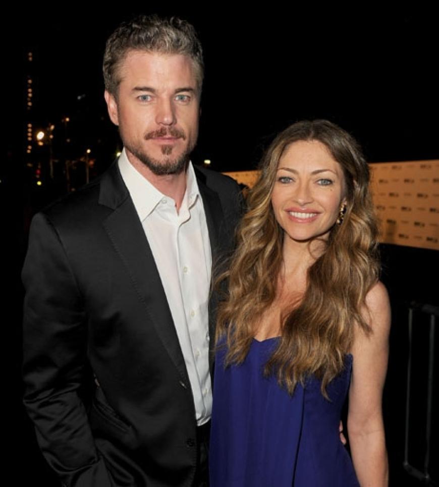 Eric Dane mit seiner Lebensgefährtin Rebecca Gayheart. Die beiden sind erst vor wenigen Monaten Eltern geworden