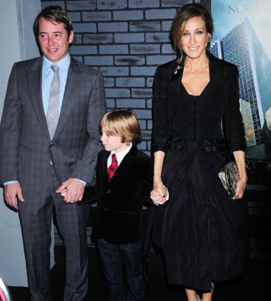 Familienausflug: Sarah Jessica Parker kam mit Ehemann Matthew Broderick und Söhnchen James Wilkie zur großen Premiere