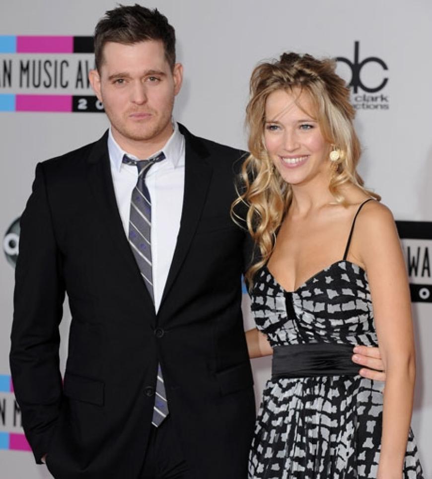 Michael Buble mit seiner hübschen Verlobten Luisana Loreley Lopilato