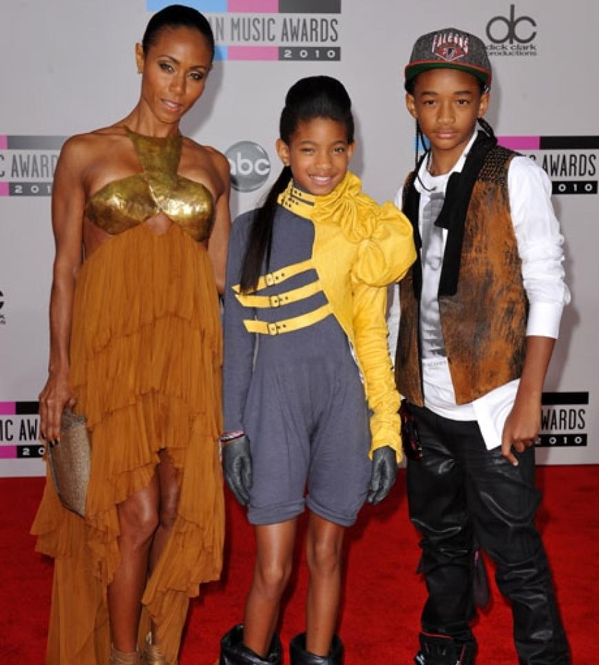 Das coolste Trio auf dem roten Teppich: Jada Pinkett-Smith mit ihren Kids Willow und Jaden